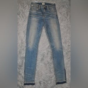 CITIZENS OF HUMANITY Rocket Split Hem Premium Vintage High Rise Skinny 25 NWT